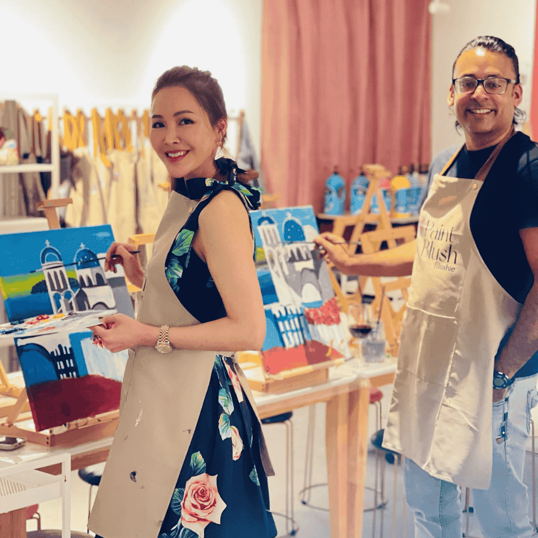 Unguided Art Jamming Session for 2 with Wine, Cheese & Chocolate, and Special Activities