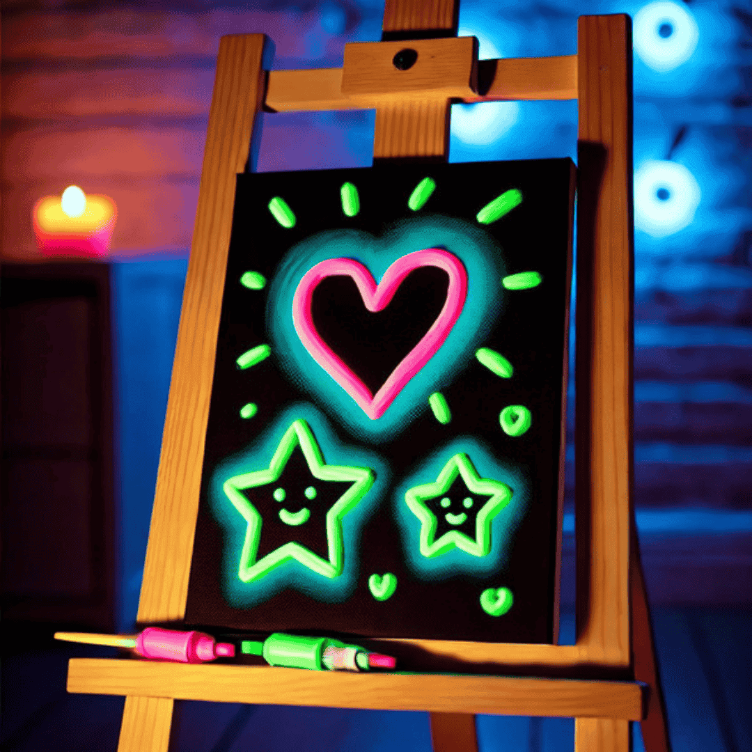 Glow in the Dark Painting Workshop for Kids