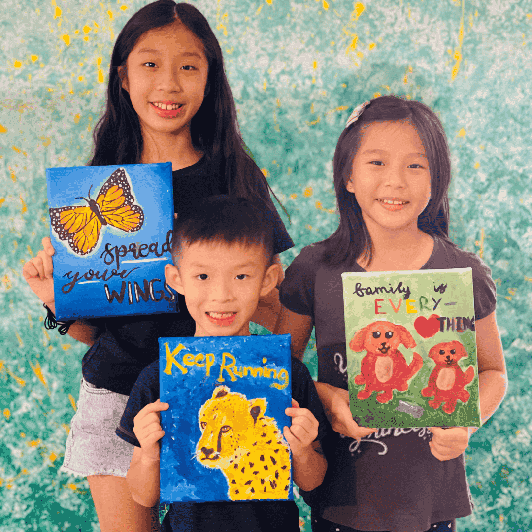 Soft Verbal Guided Art Jam for Family with Ice Cream & Drink (3 pax)